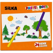 Bereketli Store Silka 24 Renk Pastel Boya | Canlı Renkler Boyama Seti
