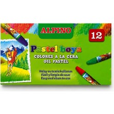 Bereketli Store Alpino 12 Renk Pastel Boya | Canlı Renkli Mum Boya Seti
