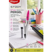 ArtMaster 0.7 Uçlu Metal Pergel Pembe 1 Adet Maped 119430 Kutulu Metal Pergel Versatil Uçlu Mekanik Kalem Basmalı Uçlu Matematik