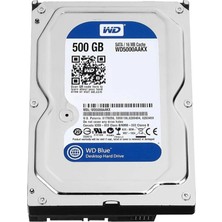 Wd 500GB Caviar Blue WD5000AAKX Sata 3.0 7200 Rpm 3.5" Harddisk (Kdo)