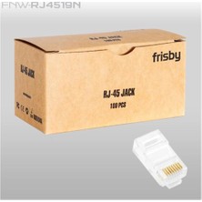 Frisby FNW-RJ4519N Cat5 100LÜ RJ45 Konnektör (Kdo)