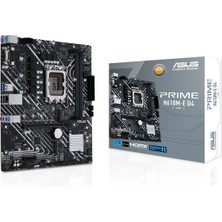 Asus Prime H610M-E D4-Csm 3200MHZ Ddr4 Soket 1700 M.2 HDMI Dp Matx Anakart (Kdo)