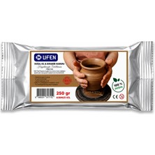 Bereketli Store Ufen 250 gr Doğal Kırmızı Kil | Seramik Hamuru ve Modelleme Kili