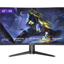 Gamebooster 32" GB-3218CF 180Hz 1ms Va Fhd 1920×1080 Hdmı-1+Dp-1 Rgb Curved R1500 Gaming Monitör (Kdo)