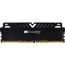 Twinmos 8 GB Ddr4 3200MHZ TMD48GB3200D16BKX7P Tornadox7 Pro CL16 Soğutuculu Pc Ram (Kdo)