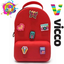 Vicco Pvc Mini Boy Çocuk Plaj Çantası Kreş Çantası Sırt Çantası Okul Çantası Unisex Çanta