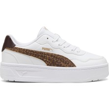 Puma Court Lally Skye Feline Kadın Beyaz Sneaker Ayakkabı 40825102