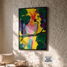 Persona Istanbul Yayoi Kusama "bird" - Modern Sanat Posteri (Çerçevesiz)