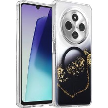 Evimdeyokyok Onegif Xiaomi Redmi 14C Lotus Simli Magsafe Kapak - Siyah