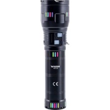 Evimdeyokyok Wison WS-1150 Uzun Menzilli 60 Watt 5500 Lümen Profesyonel Güçlü El Feneri
