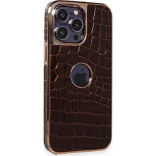 Evimdeyokyok Newface Apple Iphone 14 Pro Max Kılıf Snake Kapak - Bordo