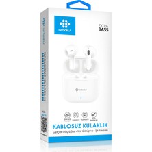 Nexa Studio Arbaks ARB-708 Beyaz Bluetooth 5.4 Extra Bass Tws Kablosuz Kulaklık