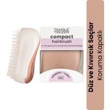 Empressco Rose Gold Ivory Seyahat Saç Fırçası, Düz ve Kıvırcık Saçlar Için