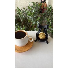 Nure Store 4'lü Coquette Fiyonk Tasarımlı Mini Kahve Yanı Sunumluk – Lokumluk & Çikolata Kasesi