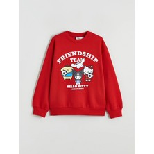 Lc Waikiki Yeni Sezon Hello Kitty Baskılı Kız Çocuk Kalın Sweatshirt