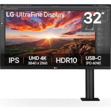 31.5 Lg 32UN880K-B 4K Ergonomık Stand IPS