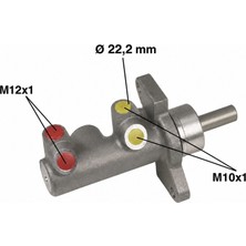 Opel Astra Fvectra A 1988-98 Fren Ana Merkezi 22.22MM 205516001 Mette