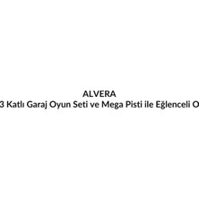 Alvera 3 Katlı Garaj Oyun Seti ve Mega Pisti ile Eğlenceli Oyun