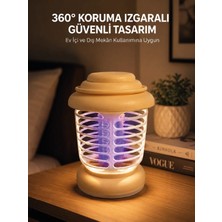 Timion Mey Ithalat® 360° Koruma Izgaralı LED Sinek Kovucu Aydınlatma Lambası