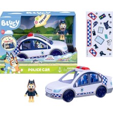 Bluey 19202 Bluey Polis Arabası Sesli ve Işıklı 1 Figür
