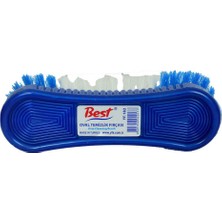 Elivora Oval Temizlik Fırçası Plastik Halı Fırça Karışık Renk 17 cm