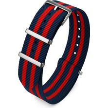1001 18MM-20MM-22MM-24MM Nato Kumaş Tekstil Saat Kordonu Kayışı N32NYL3-LRL
