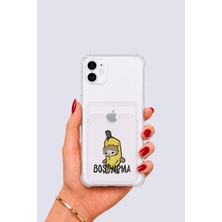 iPhone 12 Kartlıklı Boş Yapma Desenli Kılıf Nemere