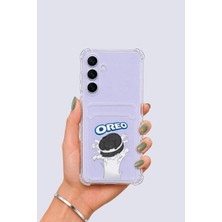 Samsung Galaxy S25 Fe Kartlıklı Oreo Desenli Kılıf Nemere