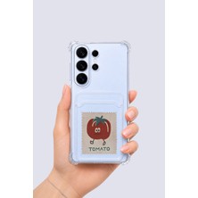 Samsung Galaxy S26 Ultra Kartlıklı Tomato Desenli Kılıf Nemere