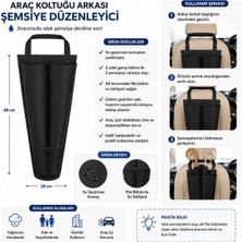 Magic Lady Araç Koltuğu Arkası 2 Bölmeli Şemsiye Düzenleyici – Pratik Şemsiye Saklama Aparatı