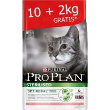 Hype Store Sterilised Somonlu Kuru Kedi Maması 10 kg +2 kg Hediye
