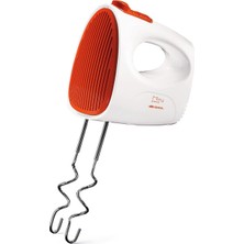 Ariete Mixy El Mikseri 1541/00 - Çırpma Teli, 250 Watt, Hamur Yoğurma, 5 Kademeli Hız Ayarı, 2 Çırpı