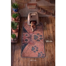 Sogood Concept XXL - Tekir Kedi Elekli Kedi Kum Paspası - Çift Katmanlı Petek Dokulu Kedi Kumu Yakalama Paspası - 60 x 120 cm