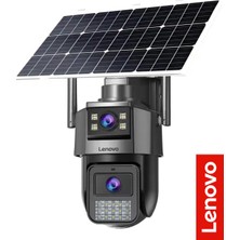 Skygo Smart Solar 4g Sim Kartlı Ip Güvenlik Kamerası 2 Lens 2X3MP Aov Ptz G4S4