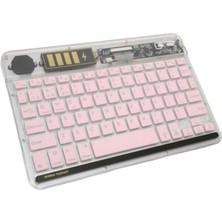 Skygo ZR612 Rgb Şeffaf Pembe Bluethooth Klye