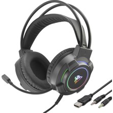 Skygo G885 Kulaklık USB / 2 x 3.5 mm - Siyah