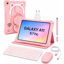 Samsung Galaxy Tab A11 4gb 64GB 8,7 Inç Tablet+Kılıf+Klavye+Mouse+Şarj Aleti(Kalem Hediyeli)