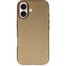 ALK Joko Apple Iphone 16 Wonder Deri Magsafe Kapak - Bronz