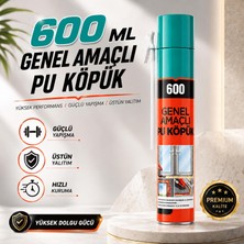 Nzb Genel Amaçlı Pu Köpük Çok Amaçlı Poliüretan Montaj Dolgu ve Izolasyon Köpüğü 600 ml