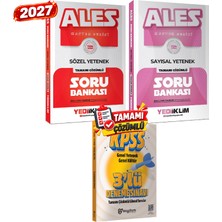 Yediiklim Yayınları 2027 Ales Sözel Sayısal Yetenek Tamamı Çözümlü Soru Bankası