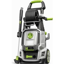HAIS Elektrikli Basınçlı Yıkama Makinesi 8.5 L/ 210 Bar Basınç 2500 Watt 8 Metre Makaralı Hortum