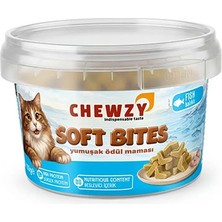 Chewzy Kediler Için Yumuşak Ödül Maması Balıklı 130 gr