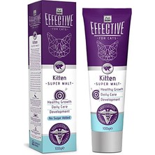 Delibon Effective Yavru Kedi Bakım Desteği Malt Kedi Ödül Maması 100 gr
