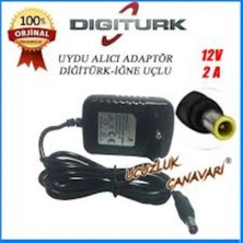 Bluesery Digitürk ve D-Smart 12V 2A Igne Uçlu Orjinal Adaptör 9503/9505