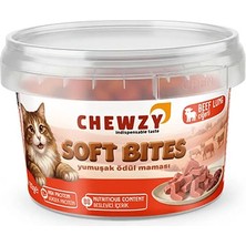 Chewzy Kediler Için Yumuşak Ödül Maması Dana Ciğerli 130 gr