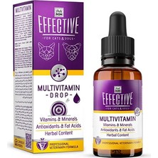 Delibon Effective Kedi ve Köpek Için Multivitamin Desteği Damlası 50 ml