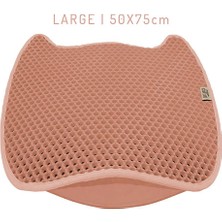 Cattie Taraklı Kum Toplayıcı Fonsiyonel Kedi Tuvaleti Önü Paspası Pembe 50X75 cm