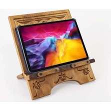 St. Morritz Ahşap (Kızılçam) Rahle Tablet Tutucu