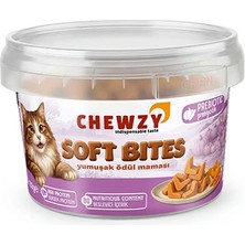 Chewzy Kediler Için Yumuşak Ödül Maması Prebiyotik 130 gr