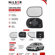 Ns Nilser Auto Parts Honda Civic Dikiz Ayna Cam Sol Dış 2006-2011